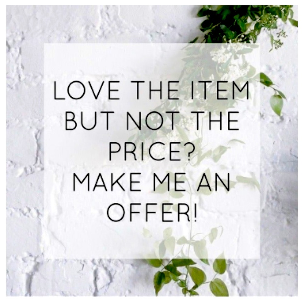 I consider or counter all offers🙂 Make me an offer today!